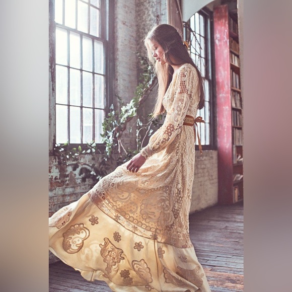 LoveShackFancy Dresses & Skirts - LoveShackFancy Cream Maxi Dress